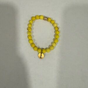 Yellow Beaded Bracelet
